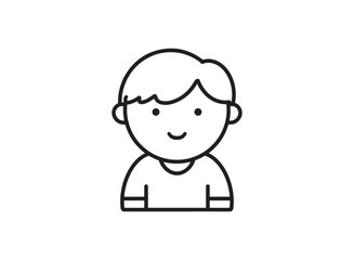 set of an Happy Kids Boy Icon