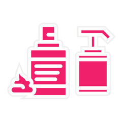 Fototapeta premium Skincare Icon Style