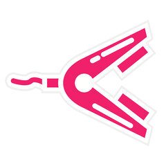 Hair Straightener Icon Style