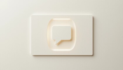 Interactive communication design modern office space digital artwork minimalist environment close-up view conceptual engagement