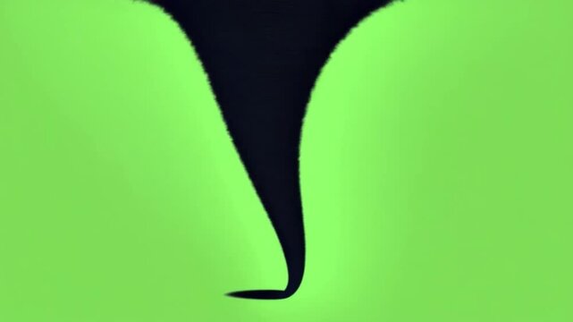 Abstract Flowing Lines: Captivating artwork features flowing lines in a modern aesthetic. Blending a gradient of light green and shades of black and darkness, evoke a sense of elegance.