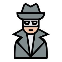 spy vector icon