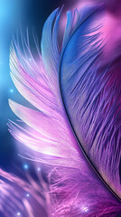 Obraz premium Discover a stunning, elegant purple and blue painting with a plain texture, perfect for modern decor. High-quality, minimalist, and luxurious abstract art for any creative projec