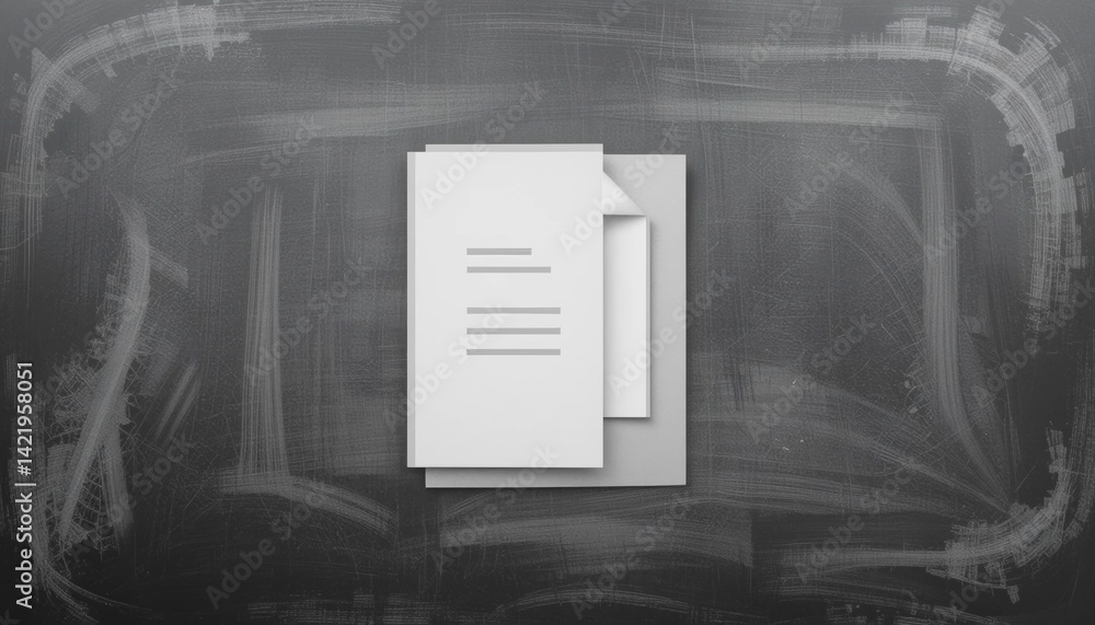 Poster document management techniques office environment informative content professional setting eye-level