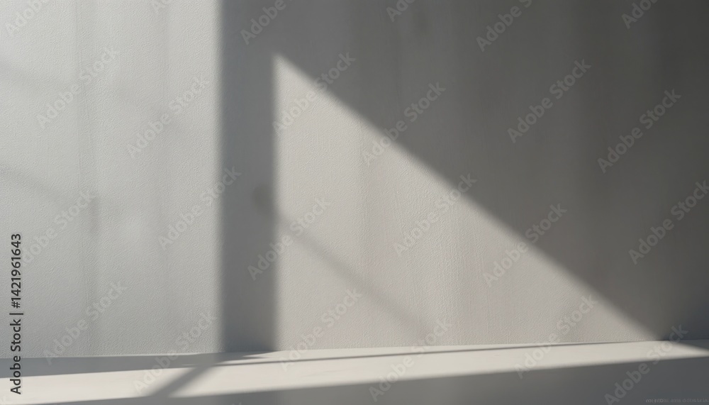 Poster captivating play of light and shadow in modern architecture urban space visual art minimalist design