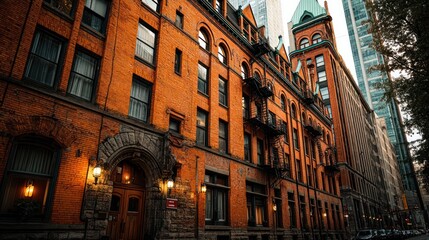 Historic terracotta building
