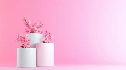 Pink Blossom Display