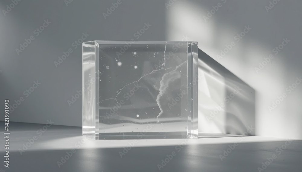 Poster abstract light interaction studio setting photography minimalist environment close-up perspective vi