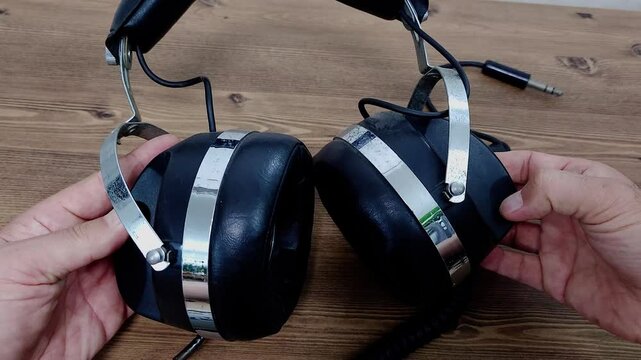 한국,1980년대,헤드폰,골동품,Korea, 1980s, Headphones,antique