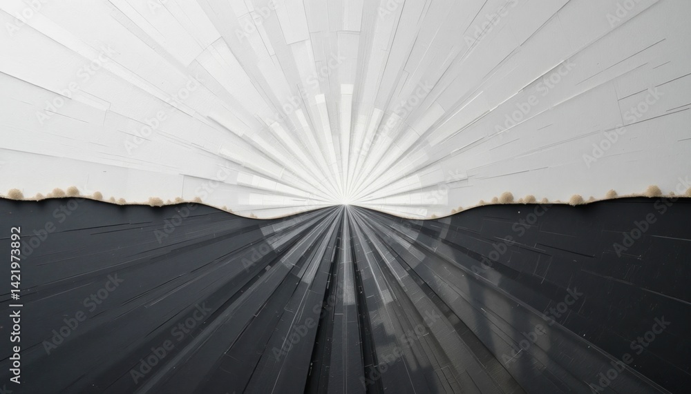 Aufkleber dynamic wave patterns in abstract art modern gallery visual artwork contemporary environment artisti