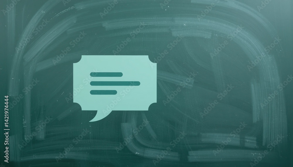 Aufkleber engaging chat interface digital space graphic design modern environment close-up view communication 