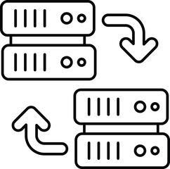 Vectors Networking Line Icons and Pack Illustrations