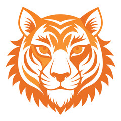 Roaring Tiger Face – Jungle Predator Mascot Vector Art