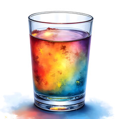 ice Glass Colored Pencil Drawing Pattern