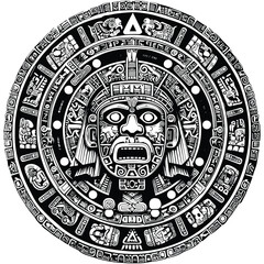 Skull and Crossbones Tattoo Stamp with Grunge Ink Style