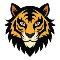 Aggressive Tiger Head – Wildlife Logo Vector Design