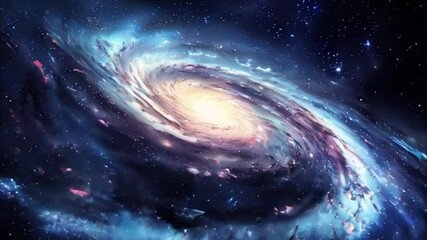 Planets gather in the solar system amidst glowing stars in a vibrant cosmic atmosphere