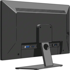 Obraz premium Computer monitor rear view 