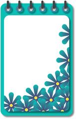 Floral Notebook Frame