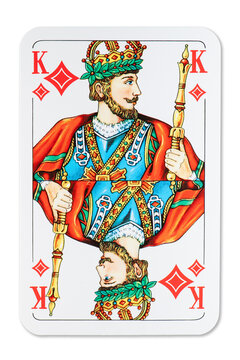 Playing card King of Diamonds French deck