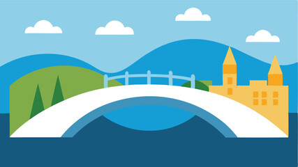 majestic waterfall in jungle landscape background