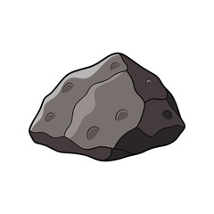 Rock Vector Illustration. Natural stone elements, geology art, textured rocks, and earthy vector designs.