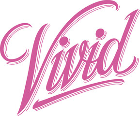 Vivid Handwritten Typography.