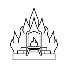 A Burning Throne in a Frozen Palace