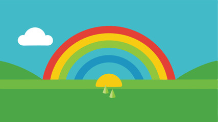 Obraz premium picnic in peaceful field with blankets and baskets