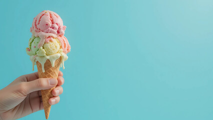 Summer Treat Melting Ice Cream Cone