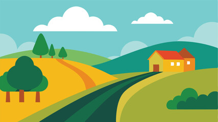 Fototapeta premium sunshine over mountain landscape background