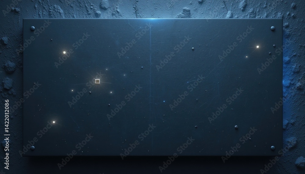 Poster exploring the depths of space a futuristic cosmic visualization virtual environment digital art dark