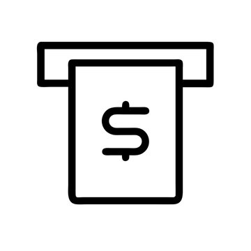 overdraft transaction vector flat icon for financial apps and fintech websites
