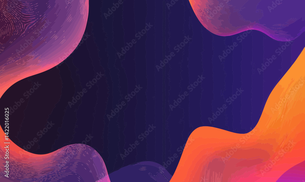 Poster dynamic colorful fluid gradient mesh background for modern design projects