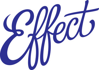 Handwritten Effect Text.