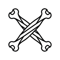 skin peeling to reveal calligraphy on bones