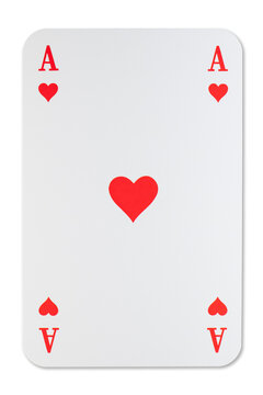 Playing Card Ace of Hearts French Deck