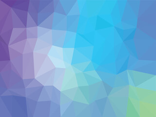 Cool Toned Abstract Polygon Background