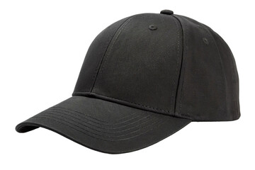 Fototapeta premium Stylish black cap suitable for casual wear on sunny days in various outdoor activities