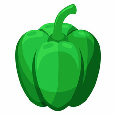 Capsicum white background 