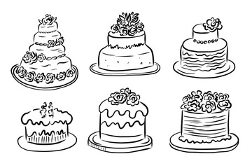 A Variety of Beautifully Crafted Decorative Cakes Perfect for All Types of Celebrations and Events