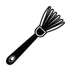 Obraz premium Basting brush on white background