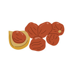 Indonesian Traditional Spice Elements Illustration