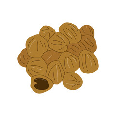 Indonesian Traditional Spice Elements Illustration