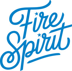 Naklejka premium Fire Spirit.