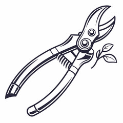 pliers vector illustration