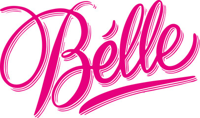 Pink Belle Script.