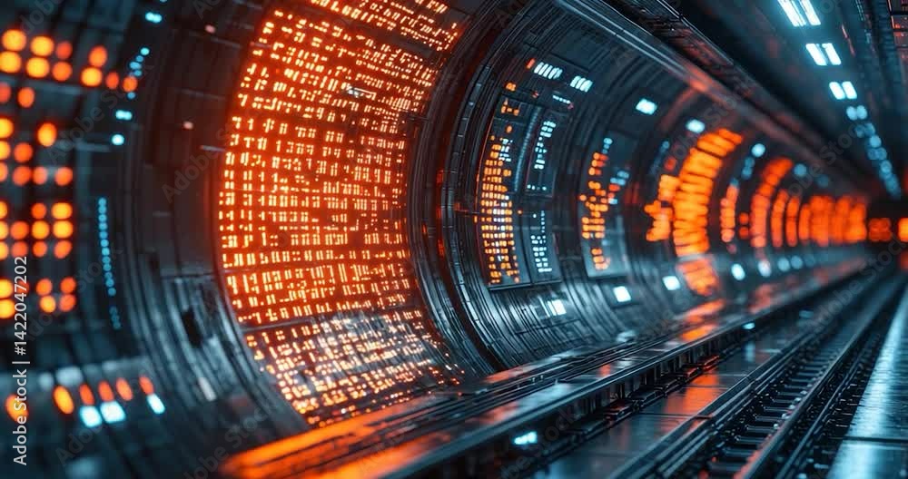 Poster digital tunnel data flow