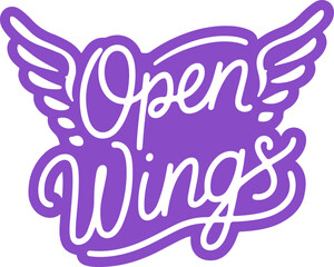 Open Wings Purple Logo.