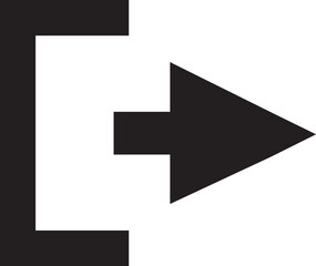 exit arrow icon